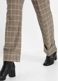 Rainbow Pantalon Tailoring Avec Motif Pied-de-poule Et Jambes Larges -Venus Mode Winkel 22161203 MW21lc7y