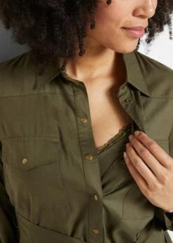 Robe-chemise De Grossesse Et D'allaitement En Viscose -Venus Mode Winkel 22179036 fYvznLmu