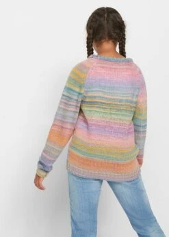 Pull En Maille Fille Avec Effet Space-dye -Venus Mode Winkel 22183247 GCAl3YFC