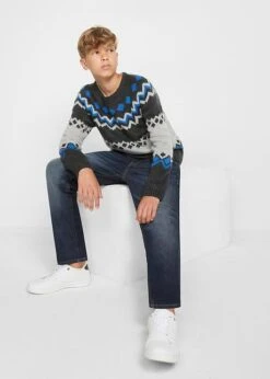 Jean Thermo Garçon Avec Doublure En Polaire, Slim Fit -Venus Mode Winkel 22187145 gNvL664c