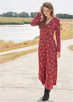 Robe Longue Imprimée En Viscose, Manches Longues 17 Robe Longue Imprimée En Viscose, Manches Longues -Venus Mode Winkel 22189757 5q67nxP5