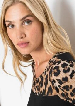 Robe Avec Détails Imprimés Léopard -Venus Mode Winkel 22190766 VIJ1R5FM