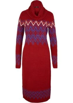 Robe Midi En Maille Motif Norvégien 19 Robe Midi En Maille Motif Norvégien -Venus Mode Winkel 22194324 87D7c0r9