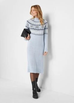 Robe En Maille Motif Norvégien, Longueur Genou -Venus Mode Winkel 22194671 ub1DdXxy