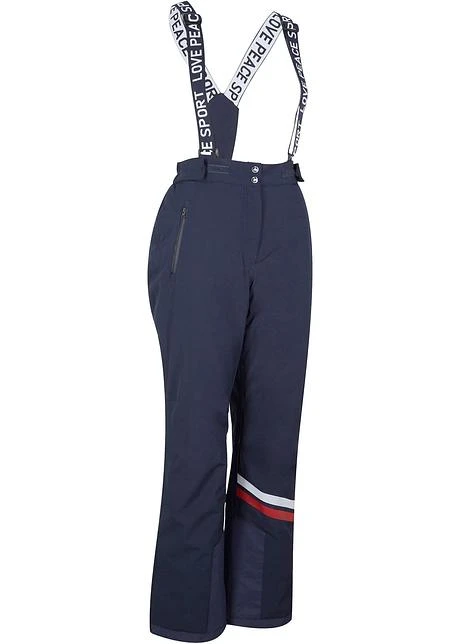 Pantalon De Ski Thermo Avec Bretelles Amovibles, Imperméable, Straight 3 Pantalon De Ski Thermo Avec Bretelles Amovibles, Imperméable, Straight