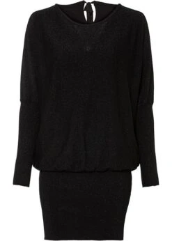 Robe En Maille Avec Effet Brillant