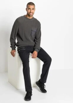 Rainbow Pantalon Extensible Regular Fit Avec Poches Zippées Décoratives, Tapered -Venus Mode Winkel 22204175 MQXHckwE