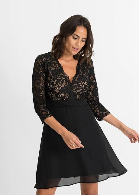 Robe En Mousseline Avec Dentelle 4 Robe En Mousseline Avec Dentelle - Afbeelding 2