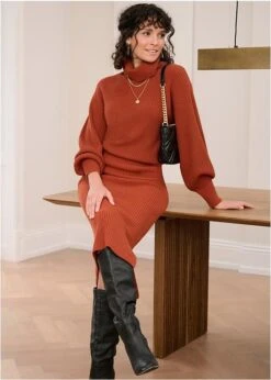 Jupe Midi En Maille -Venus Mode Winkel 22219565 3tWRE6MF