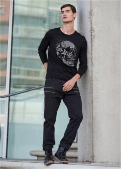 Rainbow Pantalon Extensible Regular Fit Avec Poches Zippées Décoratives, Tapered -Venus Mode Winkel 22224797 MV4RMkBF