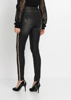 Jean Push-up Avec Rayures Scintillantes -Venus Mode Winkel 22228479 NB8VsHjA