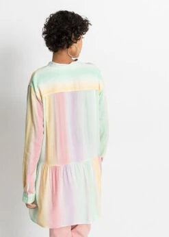 Rainbow Chemisier Long Avec Effet Dégradé En Viscose -Venus Mode Winkel 22229611 9n0q40uz
