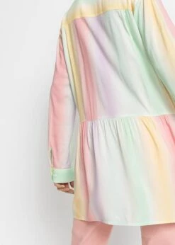 Rainbow Chemisier Long Avec Effet Dégradé En Viscose -Venus Mode Winkel 22229616 g5I34dwM
