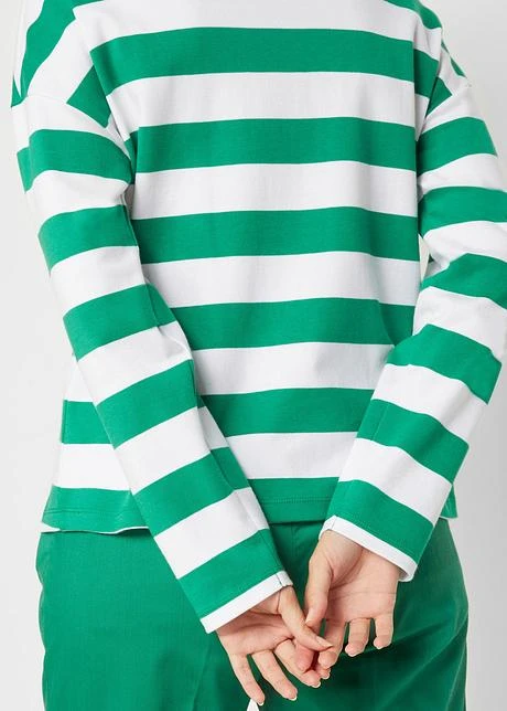 T-shirt Manches Longues Rayé 7 T-shirt Manches Longues Rayé - Afbeelding 5