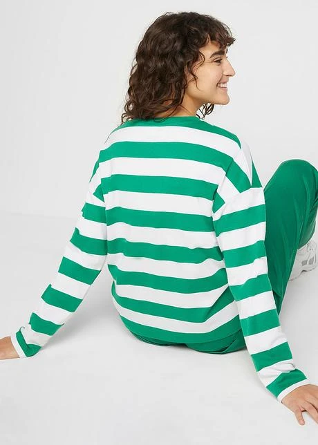 T-shirt Manches Longues Rayé 5 T-shirt Manches Longues Rayé - Afbeelding 3