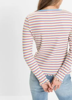 Rainbow T-shirt Côtelé Rayé 14 Rainbow T-shirt Côtelé Rayé -Venus Mode Winkel 22242222 Ch1gOlH5