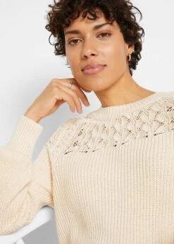 Pull à Motif Ajouré -Venus Mode Winkel 22245198 lG7ZyJi4