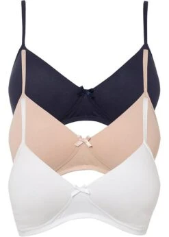 Lot De 3 Soutiens-gorge Avec Coques Sans Armatures, Avec Coton -Venus Mode Winkel 22247527 2huJKaxd