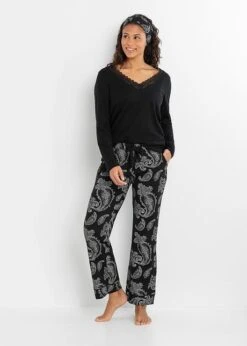 Pantalon De Pyjama Avec Bandeau De Front -Venus Mode Winkel 22258740 kLe1KDXB