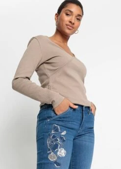 Rainbow Jean Flare Avec Broderies Florales 12 Rainbow Jean Flare Avec Broderies Florales -Venus Mode Winkel 22265294 Qi2fL24N