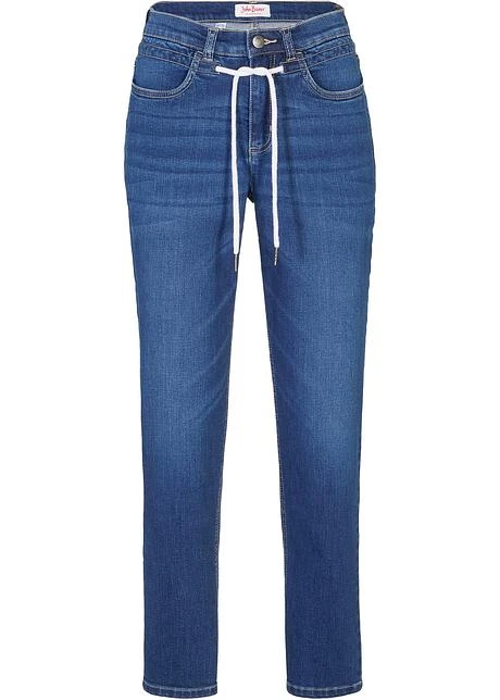 Jean Boyfriend Mid Waist, Ceinture à Nouer 3 Jean Boyfriend Mid Waist, Ceinture à Nouer