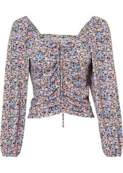 Rainbow T-shirt Manches Longues Imprimé Avec Fronces 18 Rainbow T-shirt Manches Longues Imprimé Avec Fronces -Venus Mode Winkel 22268037 2xcVSXex