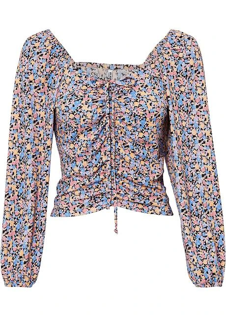 Rainbow T-shirt Manches Longues Imprimé Avec Fronces 10 Rainbow T-shirt Manches Longues Imprimé Avec Fronces - Afbeelding 8