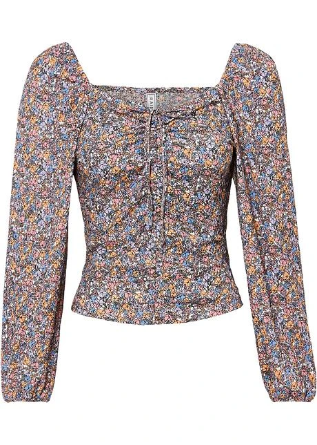 Rainbow T-shirt Manches Longues Imprimé Avec Fronces 11 Rainbow T-shirt Manches Longues Imprimé Avec Fronces - Afbeelding 9