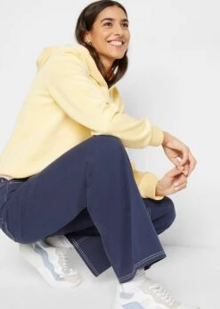 Pantalon Twill Jambes Larges Avec Coutures Contrastantes -Venus Mode Winkel 22272428 bsR4JHNn