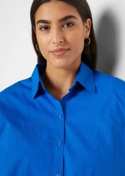 Chemisier Oversize En Coton Avec Manches 3/4 -Venus Mode Winkel 22273508 eDprdlee