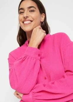 Chemisier En Mousseline Avec Fentes Latérales -Venus Mode Winkel 22274781 CQN02k9W