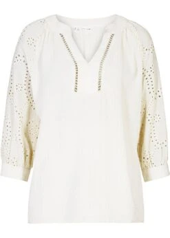 Tunique En Gaze De Coton Avec Broderie Anglaise -Venus Mode Winkel 22274807 08DtJuTN