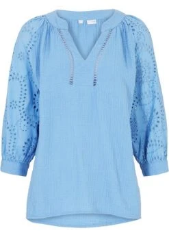 Tunique En Gaze De Coton Avec Broderie Anglaise -Venus Mode Winkel 22274816 yttFxJd4