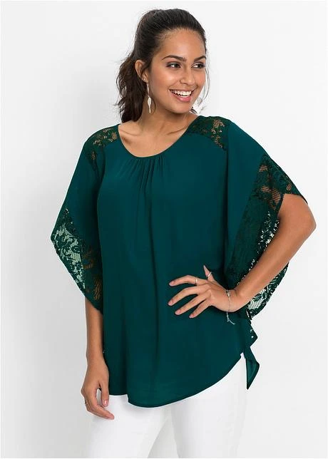 Blouse Avec Détails En Dentelle 4 Blouse Avec Détails En Dentelle - Afbeelding 2