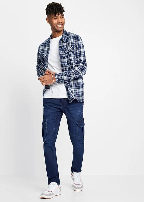 Jean Jogger Cargo Regular Fit, Tapered 6 Jean Jogger Cargo Regular Fit, Tapered - Afbeelding 4