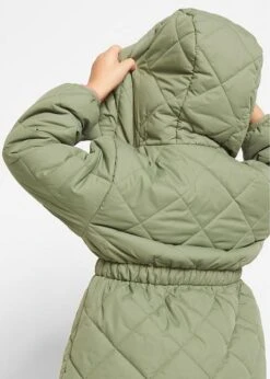 Parka Fille Avec Motif Losange Matelassé -Venus Mode Winkel 23006975 EtDIuKtF