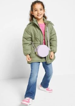 Parka Fille Avec Motif Losange Matelassé -Venus Mode Winkel 23006983 hw1e9j38