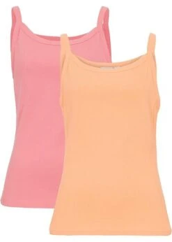 Lot De 2 Tops Côtelés