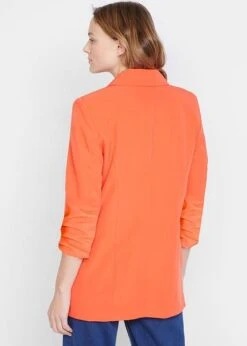 Blazer Long Avec Manches Froncées -Venus Mode Winkel 23008347 WGNZrfoJ