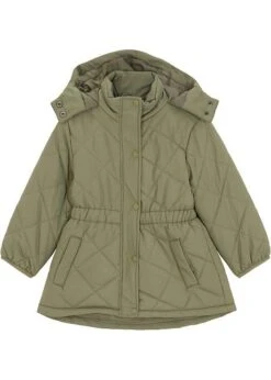 Parka Fille Avec Motif Losange Matelassé