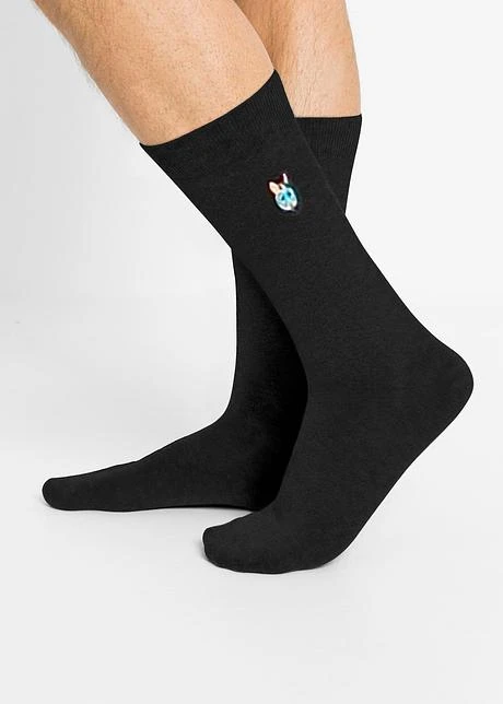 Lot De 5 Paires De Chaussettes Avec Broderie 8 Lot De 5 Paires De Chaussettes Avec Broderie - Afbeelding 6