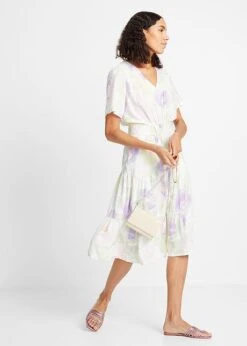 Robe Midi En Viscose Avec Smock Et Poches 12 Robe Midi En Viscose Avec Smock Et Poches -Venus Mode Winkel 23014682 ndIgCMYF