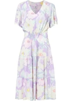Robe Midi En Viscose Avec Smock Et Poches 15 Robe Midi En Viscose Avec Smock Et Poches -Venus Mode Winkel 23014707 961lx973