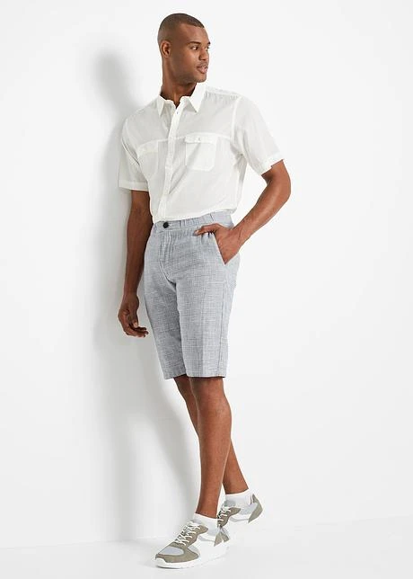 Bermuda Chino En Lin Majoritaire Regular Fit 6 Bermuda Chino En Lin Majoritaire Regular Fit - Afbeelding 4