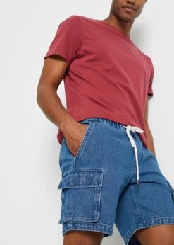 Short En Jean Taille Extensible, Loose Fit 13 Short En Jean Taille Extensible, Loose Fit -Venus Mode Winkel 23016686 mFWPHwP1