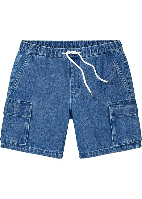 Short En Jean Taille Extensible, Loose Fit 3 Short En Jean Taille Extensible, Loose Fit