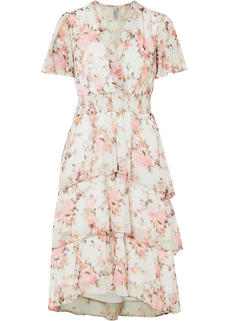 Rainbow Robe Midi Fleurie à Volants 3 Rainbow Robe Midi Fleurie à Volants