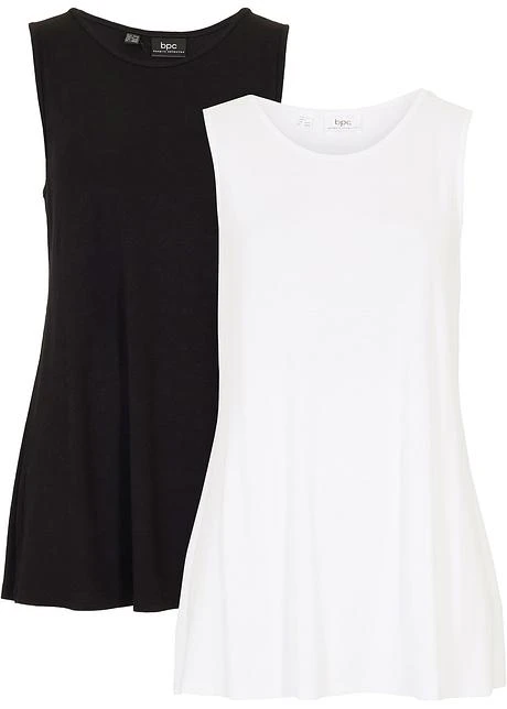 Lot De 2 Débardeurs Longs En Viscose 11 Lot De 2 Débardeurs Longs En Viscose - Afbeelding 9