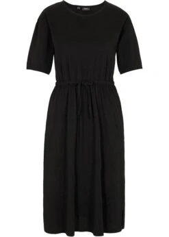 Robe En Coton , Longueur Genou, Avec élastique à La Taille Et Poches -Venus Mode Winkel 23017652 CRU3uklJ