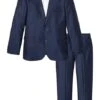 Costume De Marié Slim Fit (Ens. 3 Pces.) : Veste, Pantalon, Nœud